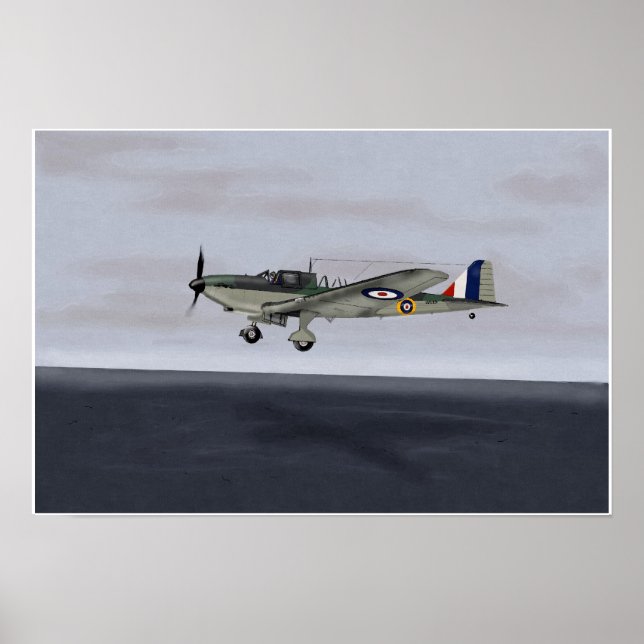 Affiche Fairey Fulmar Fighter 1940 (Devant)