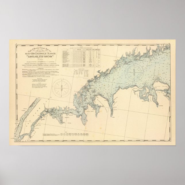 Affiche Fairfield County Connecticut, Long Island NY (Devant)