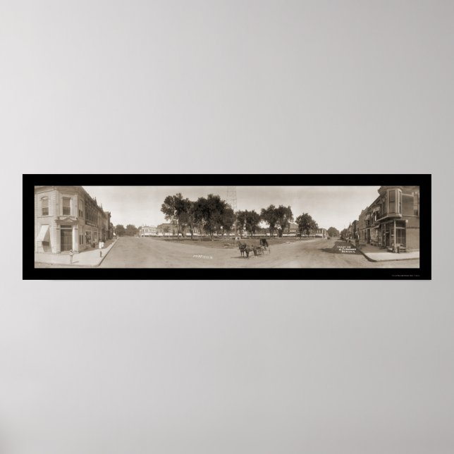 Affiche Fairfield, IA Photo 1907 (Devant)