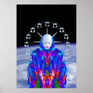 Affiche Fairground in Space