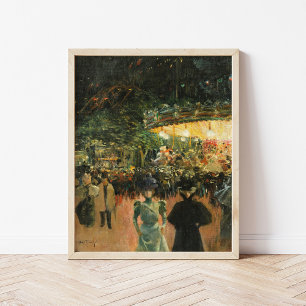 Affiche Fairground, Place Pigalle   Louis Abel-Truchet