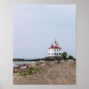 Affiche Fairport Harbour West Breakwater Lighthouse