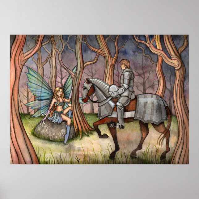 Affiche Fairy and Knight par Molly Harrison (Devant)