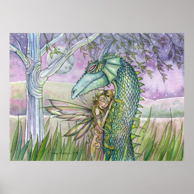 Affiche Fairy Dragon par Molly Harrison (Devant)