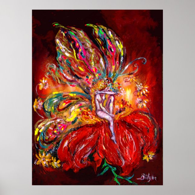 AFFICHE FAIRY EN ROUGE (Devant)