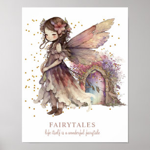 Affiche Fairy Fairytales Dit Girl's Room