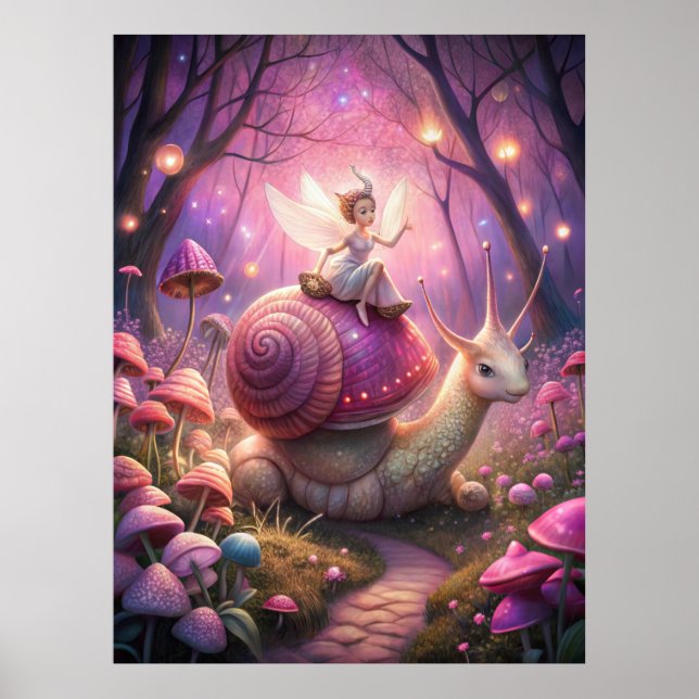 Affiche Fairy Garden Snail (Devant)