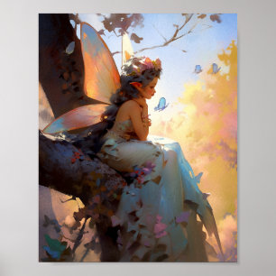 Affiche Fairy Girl'Imaginaire Art