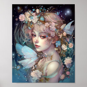 Affiche Fairy Girl'Imaginaire Art