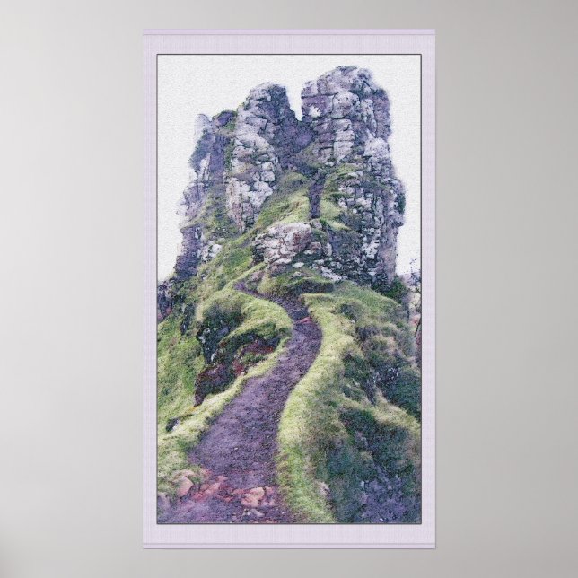 Affiche Fairy Glen Castle Scotland (Devant)