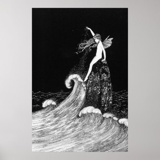 Affiche Fairy in Fairyland Art Vintage (Devant)