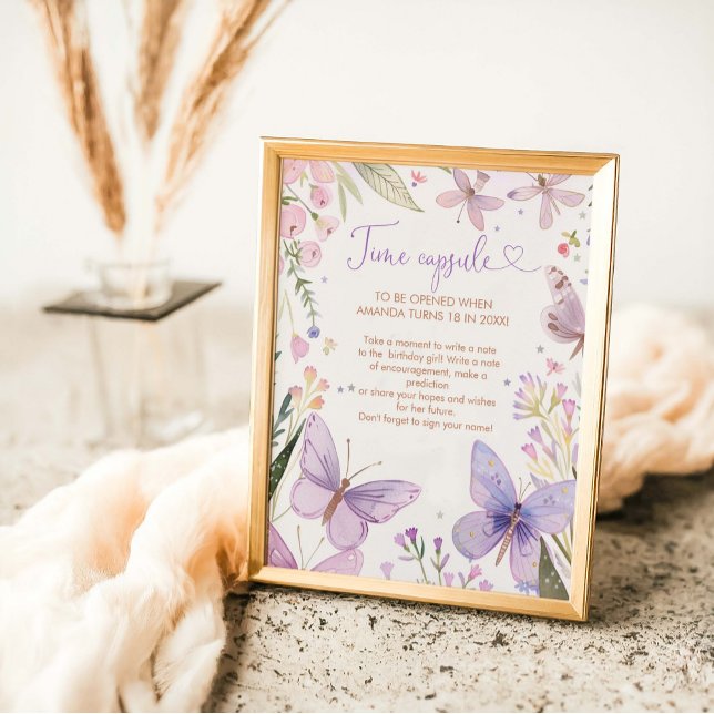 Affiche Fairy Premier anniversaire 1er anniversaire Heure  (Créateur téléchargé)