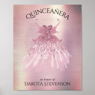 Affiche Fairy Wing Mauve Gown   Luxueux Tône Rose Dusty