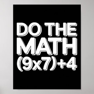 Affiche Fais Le Calcul 67 Drôle Six Sept Mème