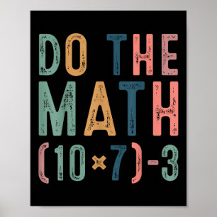Affiche Fais Le Calcul 67 Drôle Six Sept Mème Enseignant F