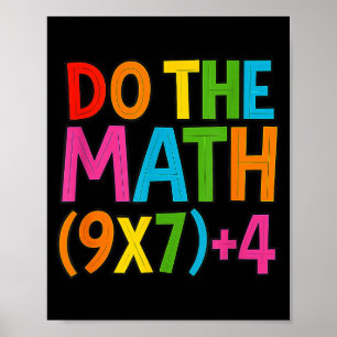Affiche Fais Le Calcul 67 Meme 6 7 Drôle Six Sept
