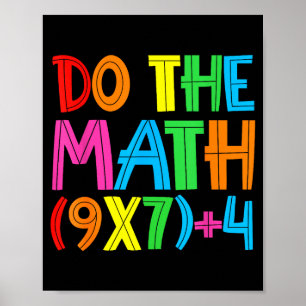 Affiche Fais Le Calcul 67 Mème 6 7 Drôle Six Sept Femmes T