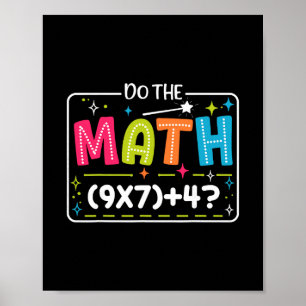 Affiche Fais Le Calcul 67 Mème Correspondre Professeur Drô