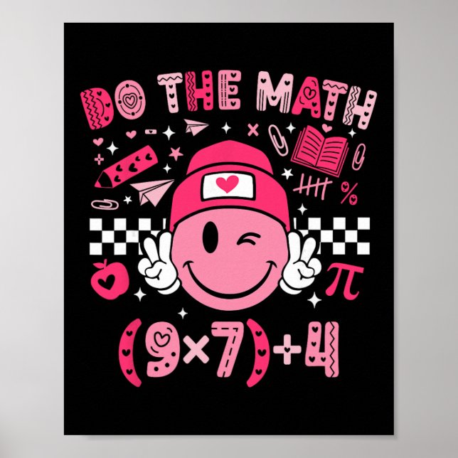 Affiche Fais Le Calcul Six Sept 76 Mème Saint-Valentin Mat (Devant)