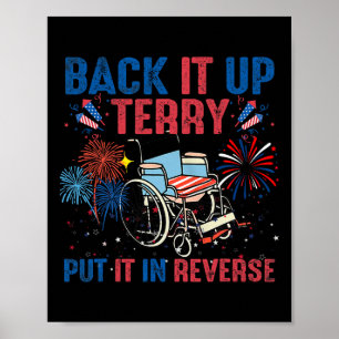 Affiche Fais-le en arrière Terry Mets-le en marche arrière