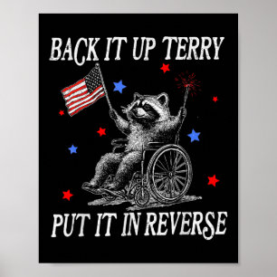 Affiche Fais marche arrière Terry Mets-le en marche arrièr
