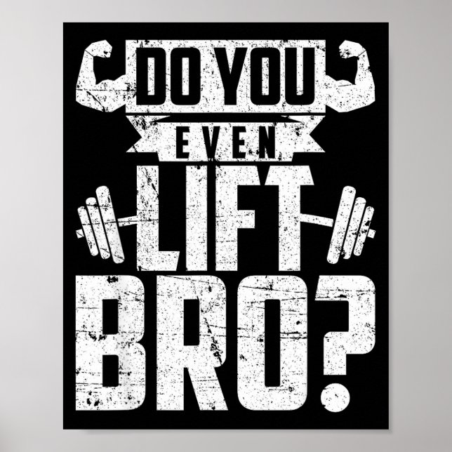Affiche Fais Même Lev Bro Gym (Devant)