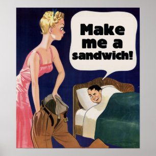 Affiche Fais-moi un sandwich
