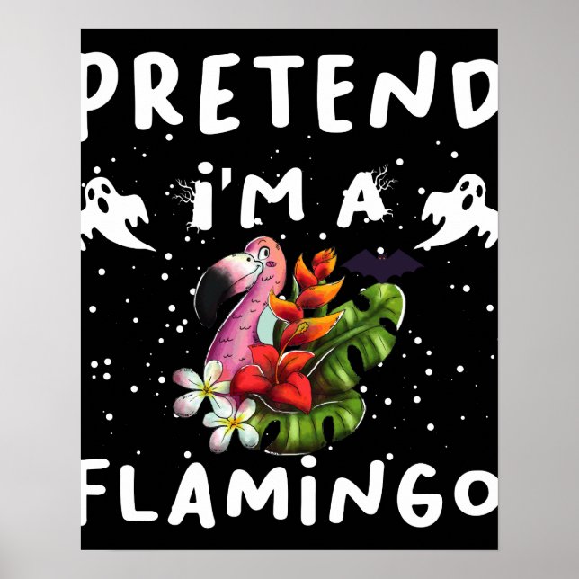 Affiche Fais semblant que je suis un déguisement d'Hallowe (Devant)