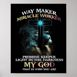 Affiche Faiseur de voie Ouvrier de miracle Gardien de prom