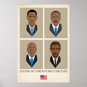 Affiche Faiseurs d'histoire des hommes noirs Icône Impress