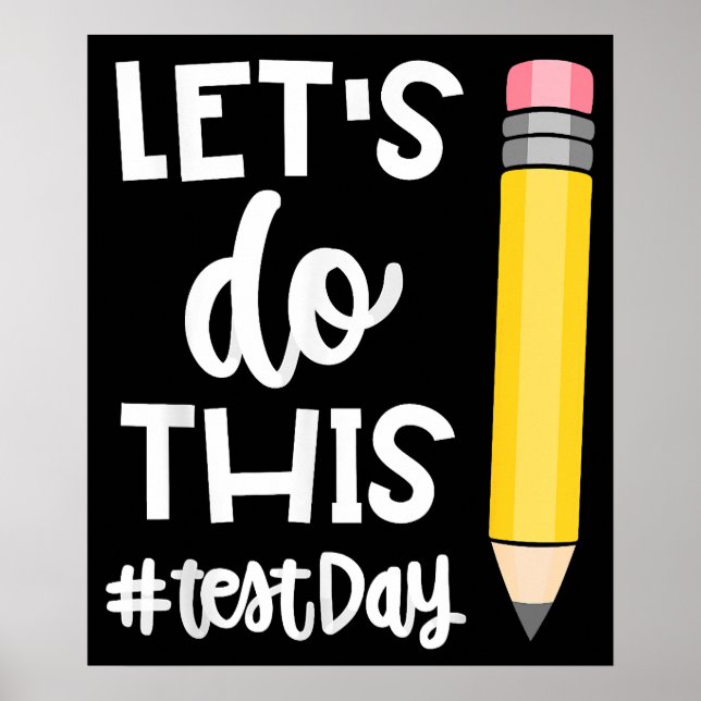 Affiche Faisons ce test Jour Etat Test Motivation (Devant)