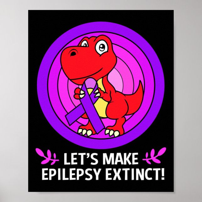 Affiche Faisons de l'épilepsie Épilepsie Épilepsie Épileps (Devant)