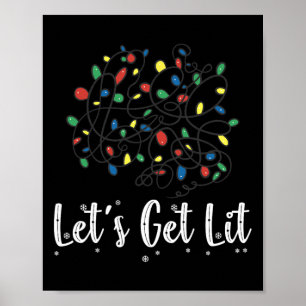 Affiche Faisons-en un pyjama de feux de Noël amusant pour 