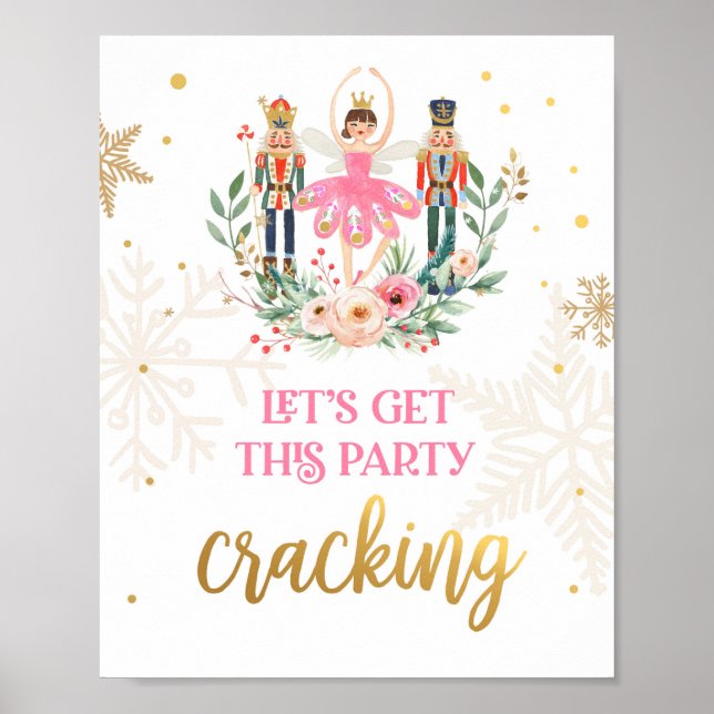 Affiche Faisons la fête Cracking Nutcracker Ballerina Girl (Devant)