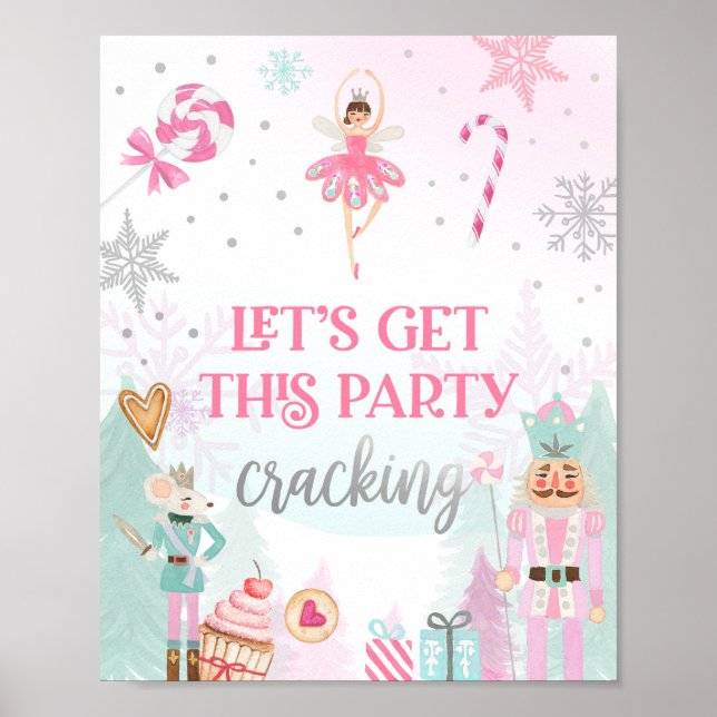 Affiche Faisons la fête Cracking Nutcracker Ballerina Girl (Devant)