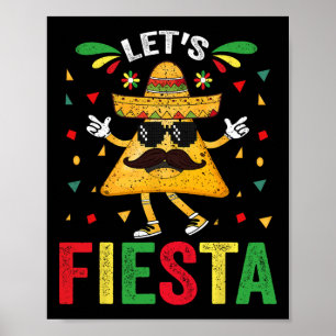 Affiche Faisons la fête mexicaine Cinco De Mayo