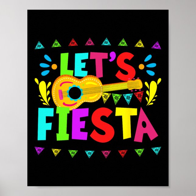 Affiche Faisons la fête mexicaine du Cinco De Mayo (Devant)