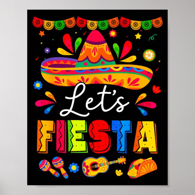 Affiche Faisons la fête mexicaine fiesta squad cinco de (Devant)