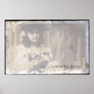 Affiche Faisons une fête de thé