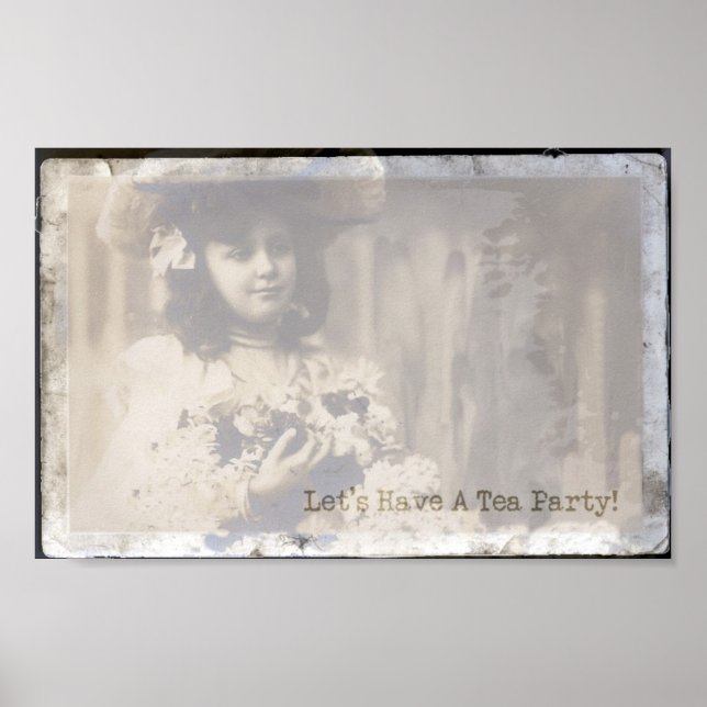 Affiche Faisons une fête de thé (Devant)