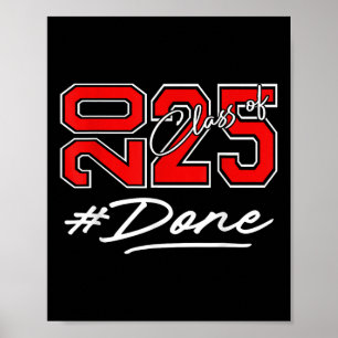 Affiche Fait Cl De 2025 Graduate Funny 2025 Graduation Sen
