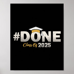 Affiche Fait Cl De 2025 Graduate Graduation Senior 2025