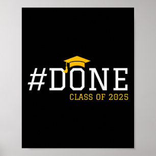 Affiche Fait Cl De 2025 - Graduation So Done Senior 2025 G
