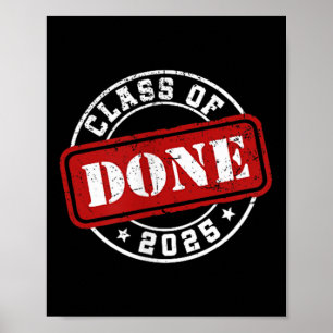 Affiche Fait Cl De 2025 Gradué Senior 2025 Graduation Hi
