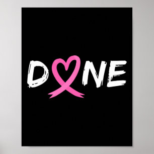 Affiche Fait Dernière Journée De Radiation Chemo Cancer Du