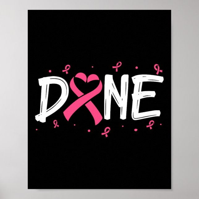 Affiche Fait Dernière Journée De Radiation Chemo Cancer Du (Devant)