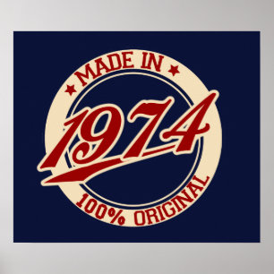 Affiche Fait En 1974