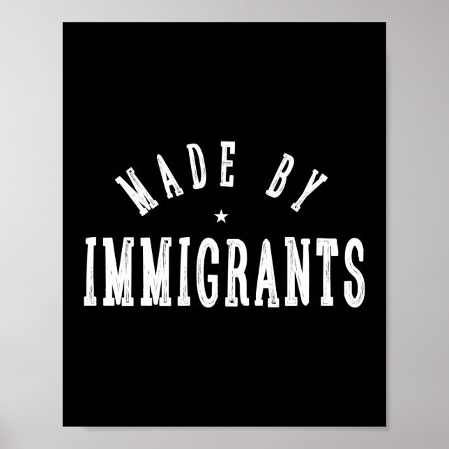 Affiche Fait Par Les Immigrants (Devant)