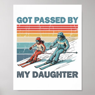 Affiche Fait Tomber Par Ma Fille En Ski _4
