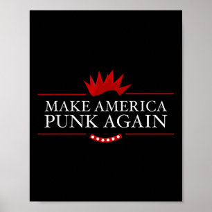 Affiche Faites à l'Amérique Punk une fois de plus l'idée d